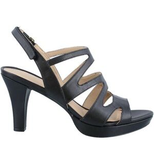 Naturalizer Pressley Black Strappy Dress Platform Sandals 9 New in Box